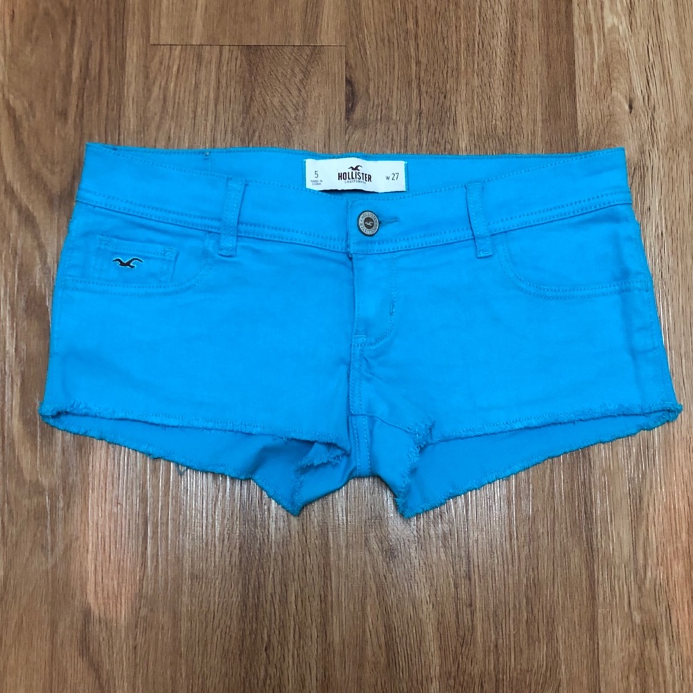 Hollister low rise jean shorts